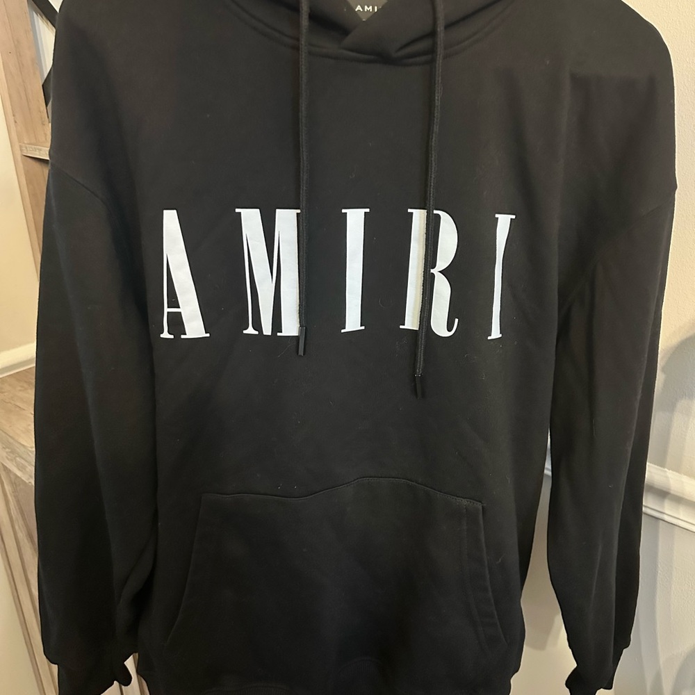 AMIRI Black Hoodie Sweater